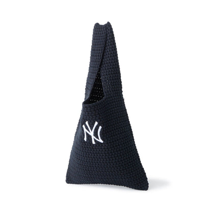 NEW ERA KNIT TOTE BAG NEW YORK YANKEES ニューエラ ニット トートバッグ ニューヨーク･ヤンキース 14751669【メンズ ニットトート トートバッグ デイリーバッグ カジュアルバッグ ロゴデザイン 26SS】