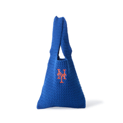 NEW ERA KNIT TOTE BAG NEW YORK METS ニューエラ ニット トートバッグ ニューヨーク･メッツ 14751670【メンズ ニットトート トートバッグ デイリーバッグ カジュアルバッグ ロゴデザイン 26SS】