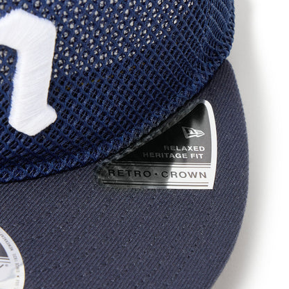 NEW ERA MINNANO DOUBLE MESH RETRO CROWN 9FIFTY POWERED BY GORO NAKATSUGAWA (MIN-NANO) ニューエラ ミンナノ ダブル メッシュ レトロ クラウン 9フィフティー 14880369【メンズ メッシュ 26SS】