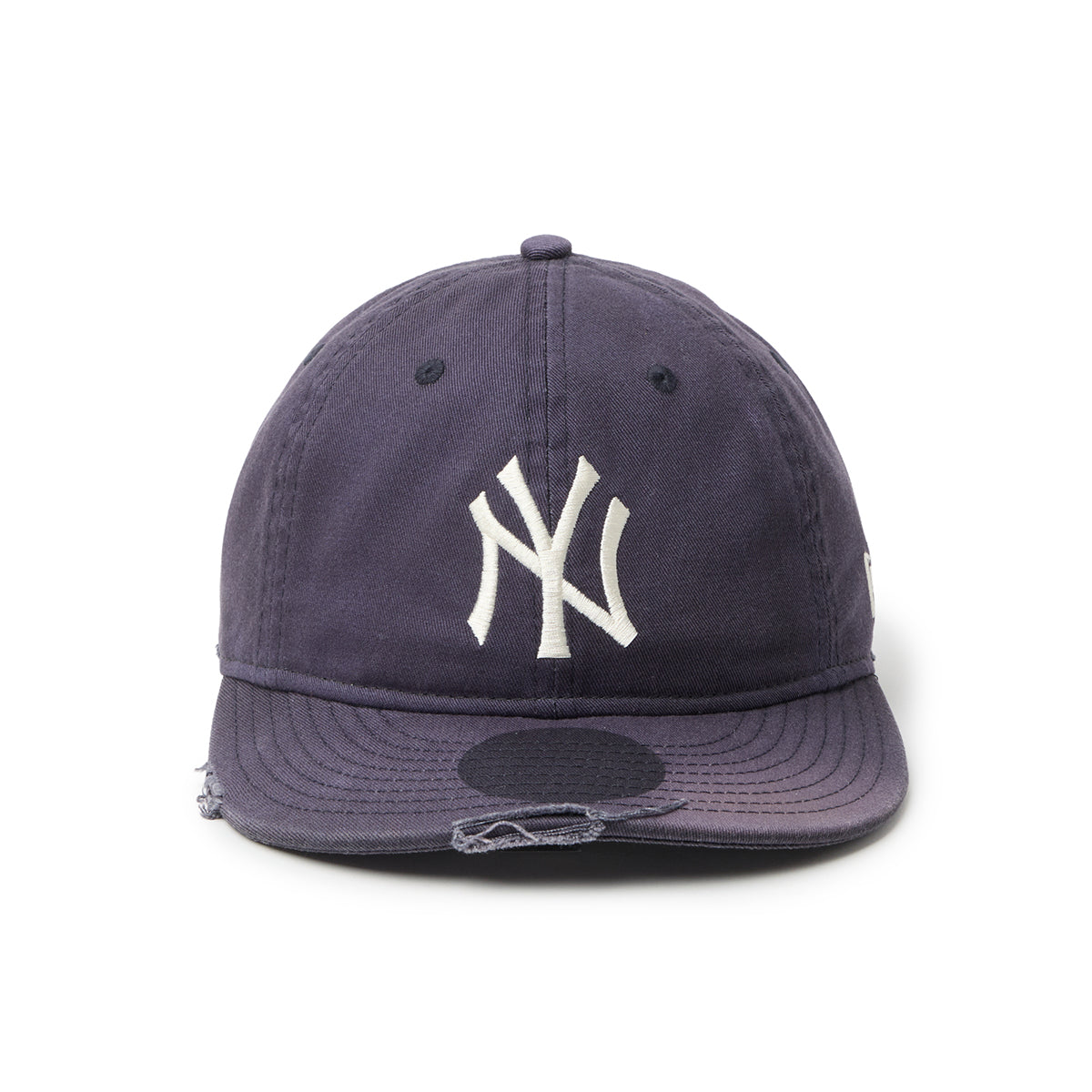 NEW ERA NEW YORK YANKEES DAMEGE PACKABLE VISOR 9THIRTY POWERED BY GORO NAKATSUGAWA (MIN-NANO) ニューエラ ニューヨーク ヤンキース ダメージ パッカブル バイザー 9サーティー 14880394【メンズ ダメージ キャップ 26SS】