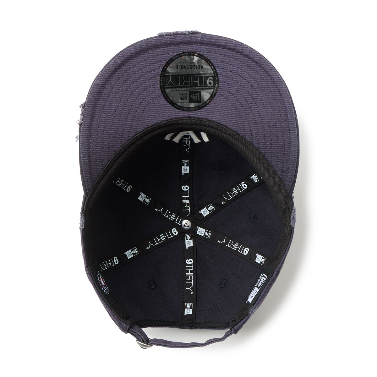 NEW ERA NEW YORK YANKEES DAMEGE PACKABLE VISOR 9THIRTY POWERED BY GORO NAKATSUGAWA (MIN-NANO) ニューエラ ニューヨーク ヤンキース ダメージ パッカブル バイザー 9サーティー 14880394【メンズ ダメージ キャップ 26SS】
