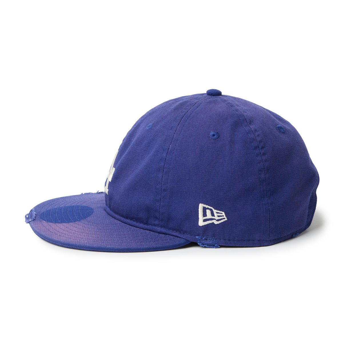 NEW ERA LOS ANGELES DODGERS DAMEGE PACKABLE VISOR 9THIRTY POWERED BY GORO NAKATSUGAWA (MIN-NANO) ニューエラ ロサンゼルス ドジャース ダメージ パッカブル バイザー 9サーティー 14880396【メンズ ダメージ キャップ 26SS】