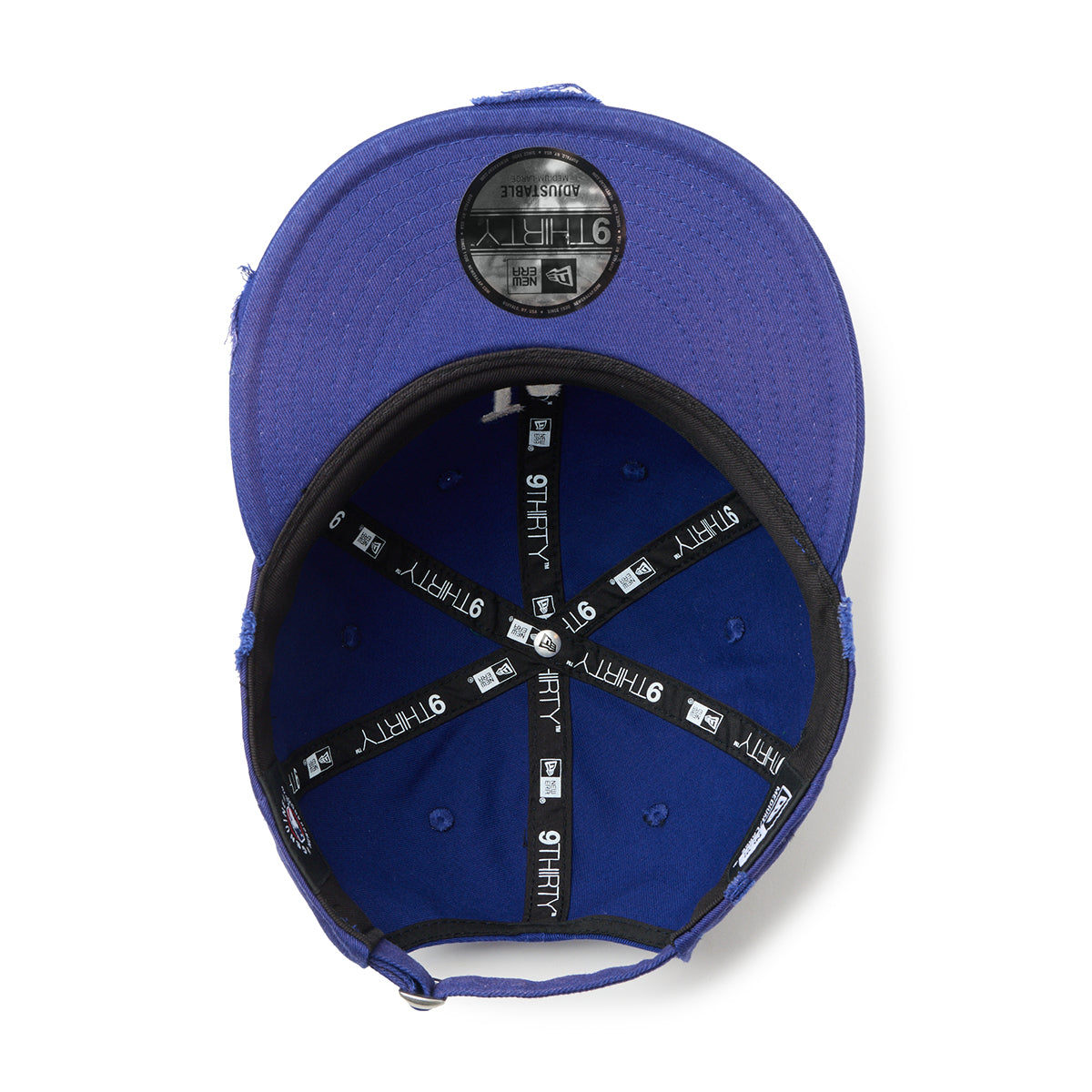 NEW ERA LOS ANGELES DODGERS DAMEGE PACKABLE VISOR 9THIRTY POWERED BY GORO NAKATSUGAWA (MIN-NANO) ニューエラ ロサンゼルス ドジャース ダメージ パッカブル バイザー 9サーティー 14880396【メンズ ダメージ キャップ 26SS】