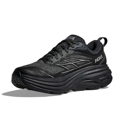 HOKA STEALTH/TECH BONDI 8 CAGED ホカ ステルス/テック ボンダイ 8 ケージド 1155391-BKSV【メンズ 軽量 弾力性 ランニング 26SS】