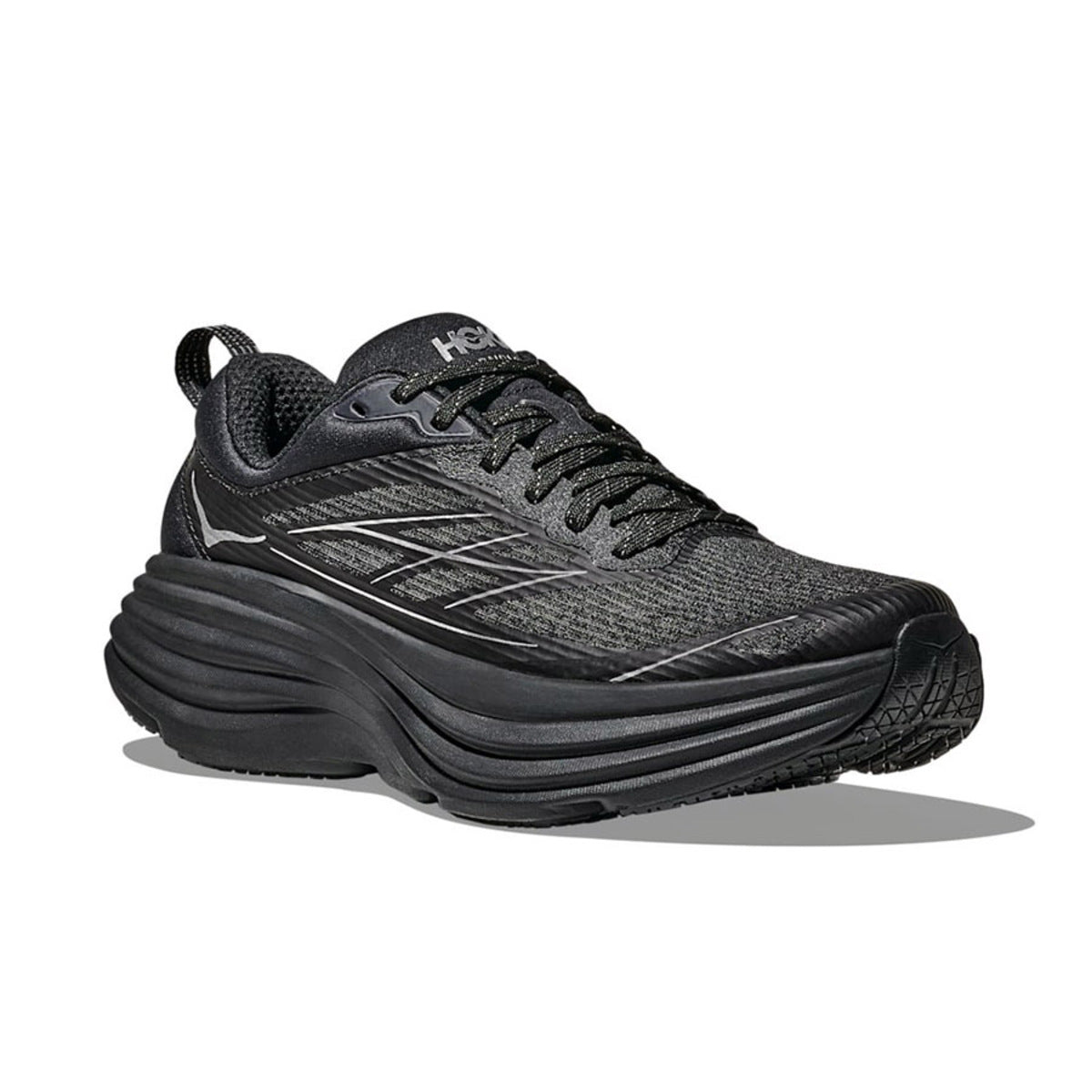 HOKA STEALTH/TECH BONDI 8 CAGED ホカ ステルス/テック ボンダイ 8 ケージド 1155391-BKSV【メンズ 軽量 弾力性 ランニング 26SS】