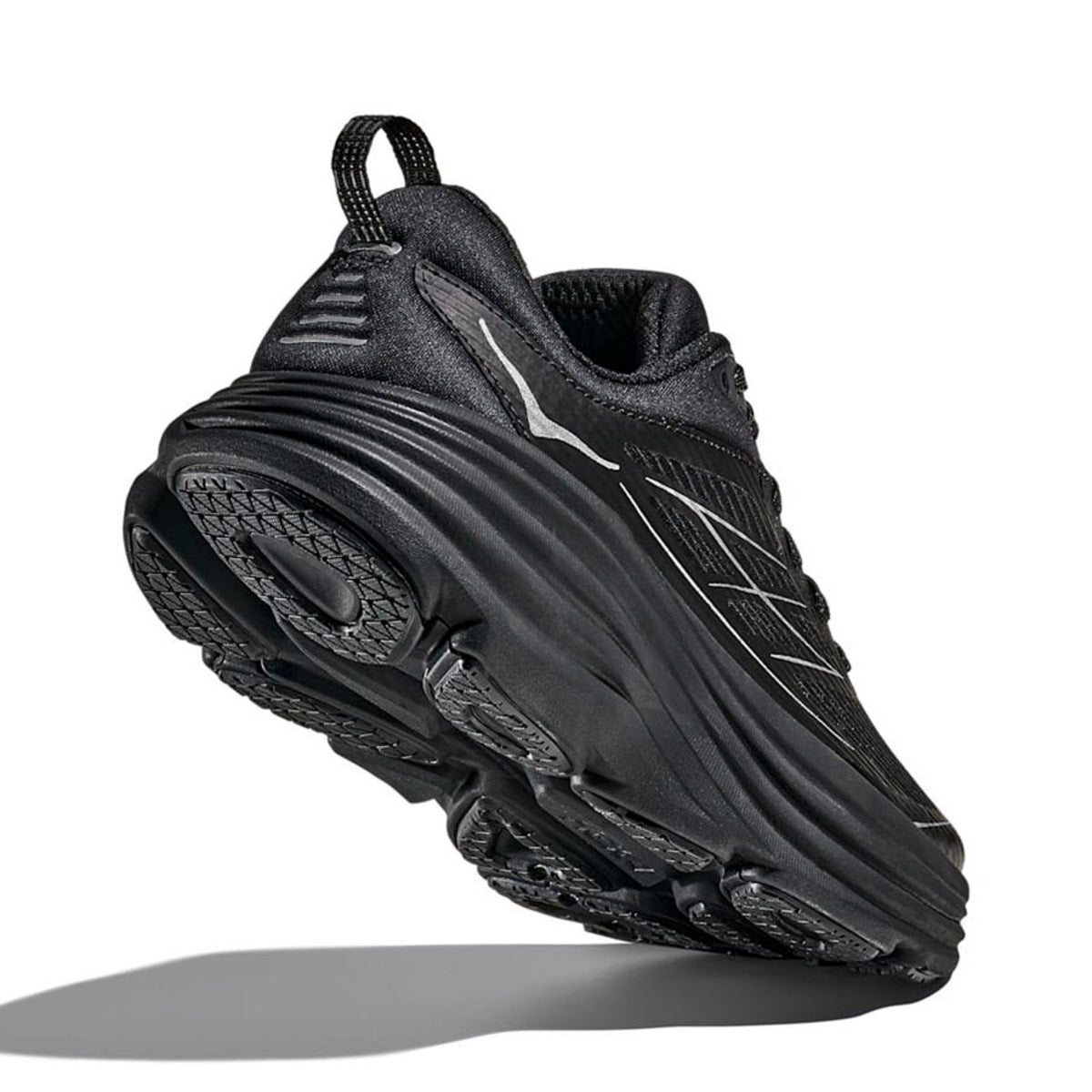 HOKA STEALTH/TECH BONDI 8 CAGED ホカ ステルス/テック ボンダイ 8 ケージド 1155391-BKSV【メンズ 軽量 弾力性 ランニング 26SS】
