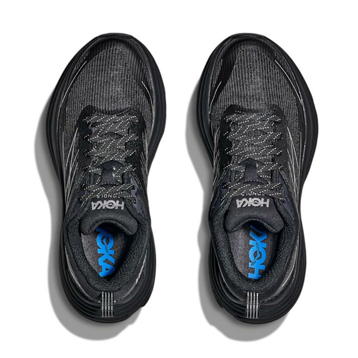 HOKA STEALTH/TECH BONDI 8 CAGED 1155391-BKSV – Kinetics