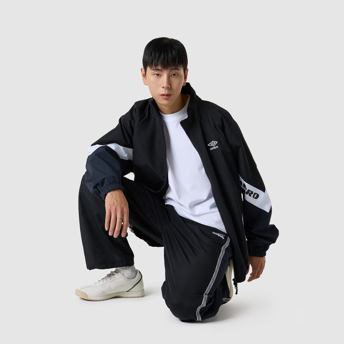 UMBRO [KOREA COLLECTION] HBL OG SET-UP PANTS アンブロ HBL OG セットアップ パンツ UU5FPZ30MR【メンズ トラックパンツ ワイドパンツ セットアップ可 25FW】