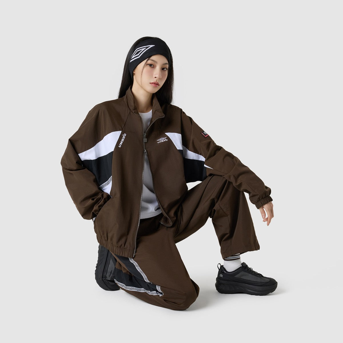 UMBRO [KOREA COLLECTION] HBL OG SET-UP PANTS アンブロ HBL OG セットアップ パンツ UU5FPZ30MR【メンズ トラックパンツ ワイドパンツ セットアップ可 25FW】