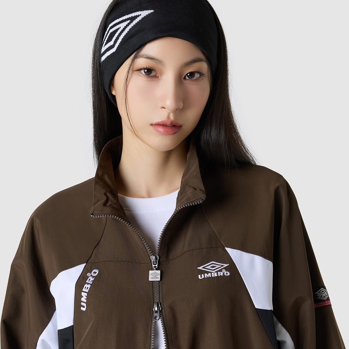 UMBRO [KOREA COLLECTION] STAND-NECK JACKET アンブロ スタンドネック ジャケット UU5FWB30MR【メンズ トラックジャケット スタンドネック セットアップ可 25FW】