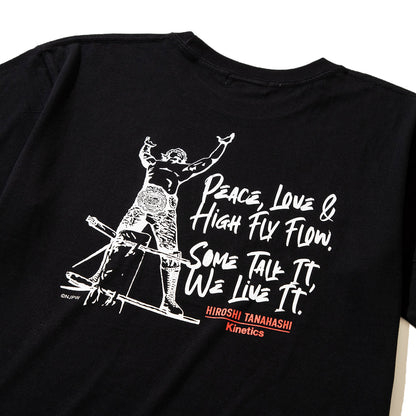 HIROSHI TANAHASHI TANAHASHI S/S T-SHIRTS by Kinetics 棚橋弘至 棚橋弘至 ショートスリーブ Tシャツ by キネティクス KASPHT01【メンズ Tシャツ 半袖 コラボ 受注生産 26SS】