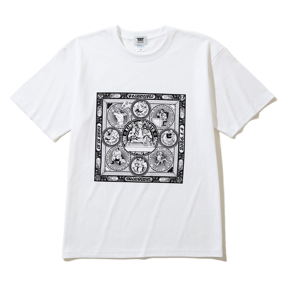 HIROSHI TANAHASHI TANAHASHI S/S T-SHIRTS (RUTSUBO x YU SUDA) 棚橋弘至 棚橋弘至 ショートスリーブ Tシャツ R-TANAHASHI-TS【メンズ Tシャツ コラボ 受注生産 26SS】