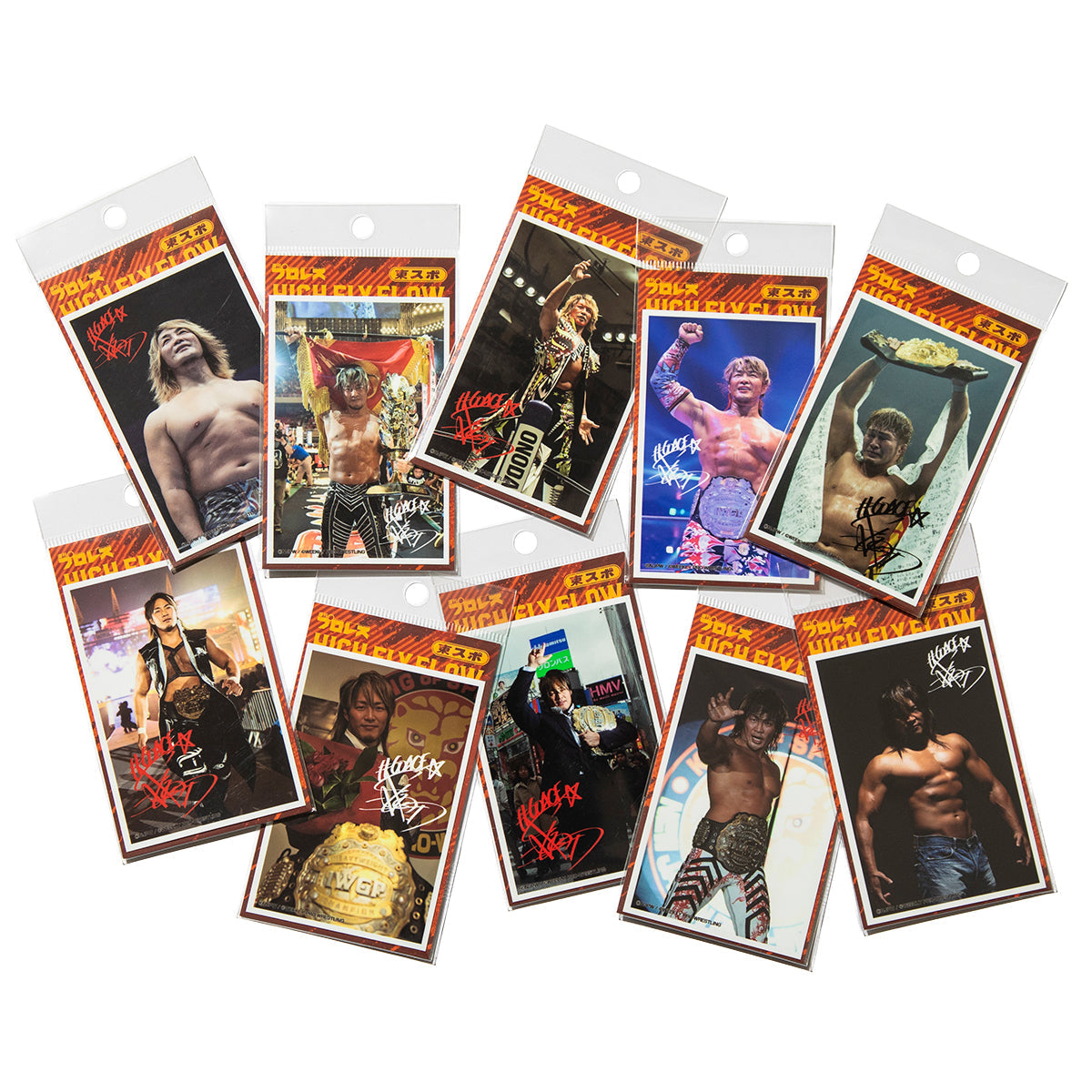 HIROSHI TANAHASHI 棚橋弘至×週プロ ステッカーセット 棚橋弘至 棚橋弘至×週プロ ステッカーセット T-S-S-SET【メンズ ステッカー コラボ 受注生産 26SS】