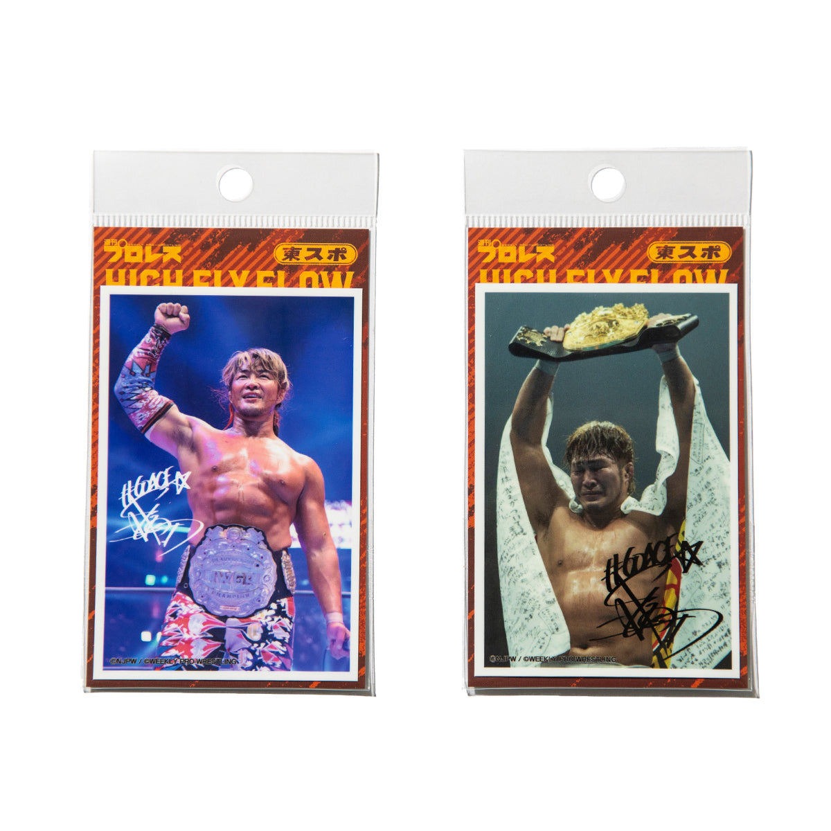 HIROSHI TANAHASHI 棚橋弘至×週プロ ステッカーセット T-S-S-SET