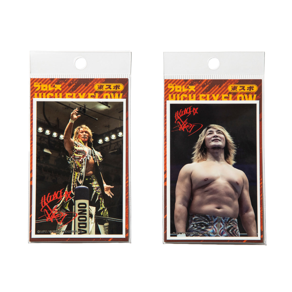 HIROSHI TANAHASHI 棚橋弘至×週プロ ステッカーセット 棚橋弘至 棚橋弘至×週プロ ステッカーセット T-S-S-SET【メンズ ステッカー コラボ 受注生産 26SS】