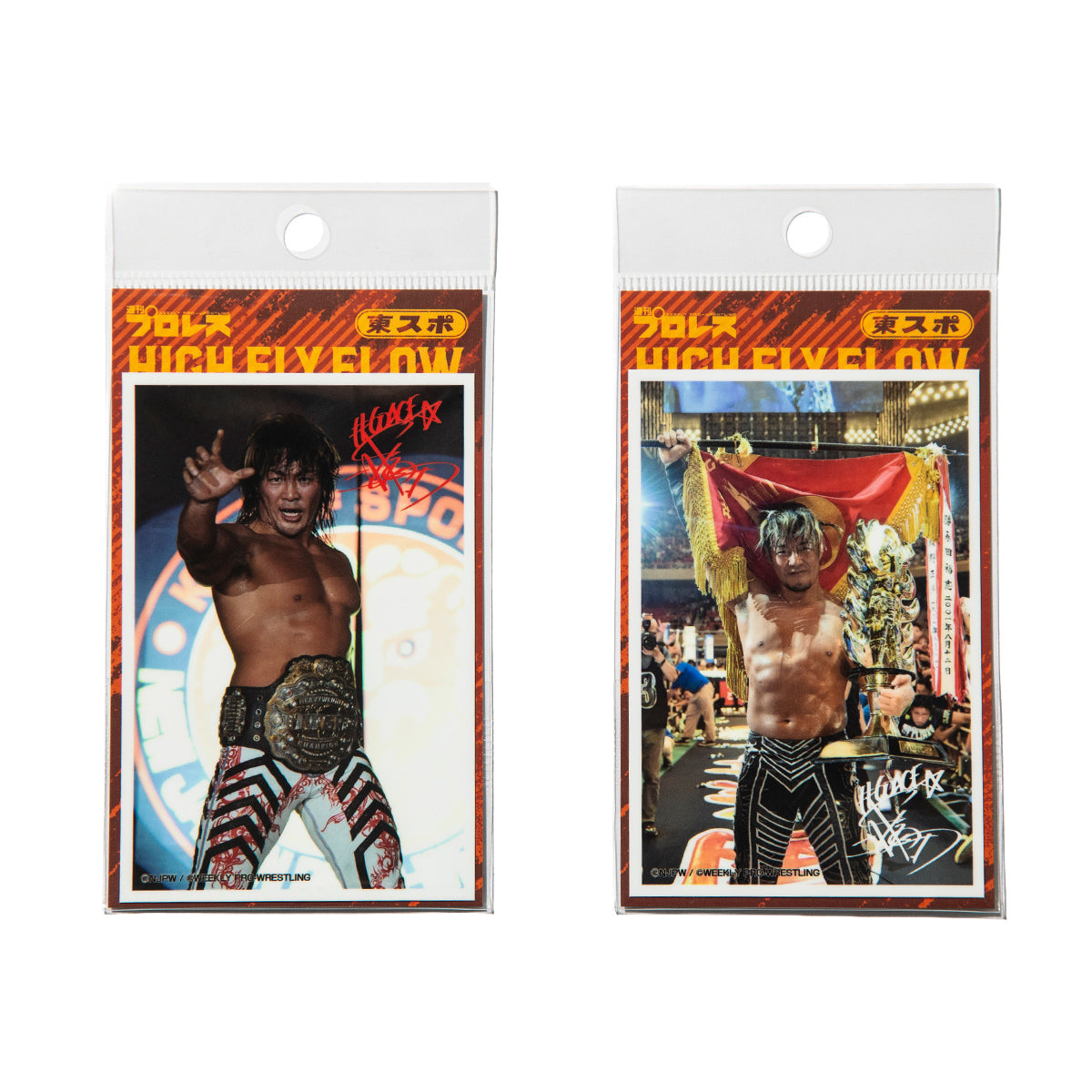 HIROSHI TANAHASHI 棚橋弘至×週プロ ステッカーセット T-S-S-SET