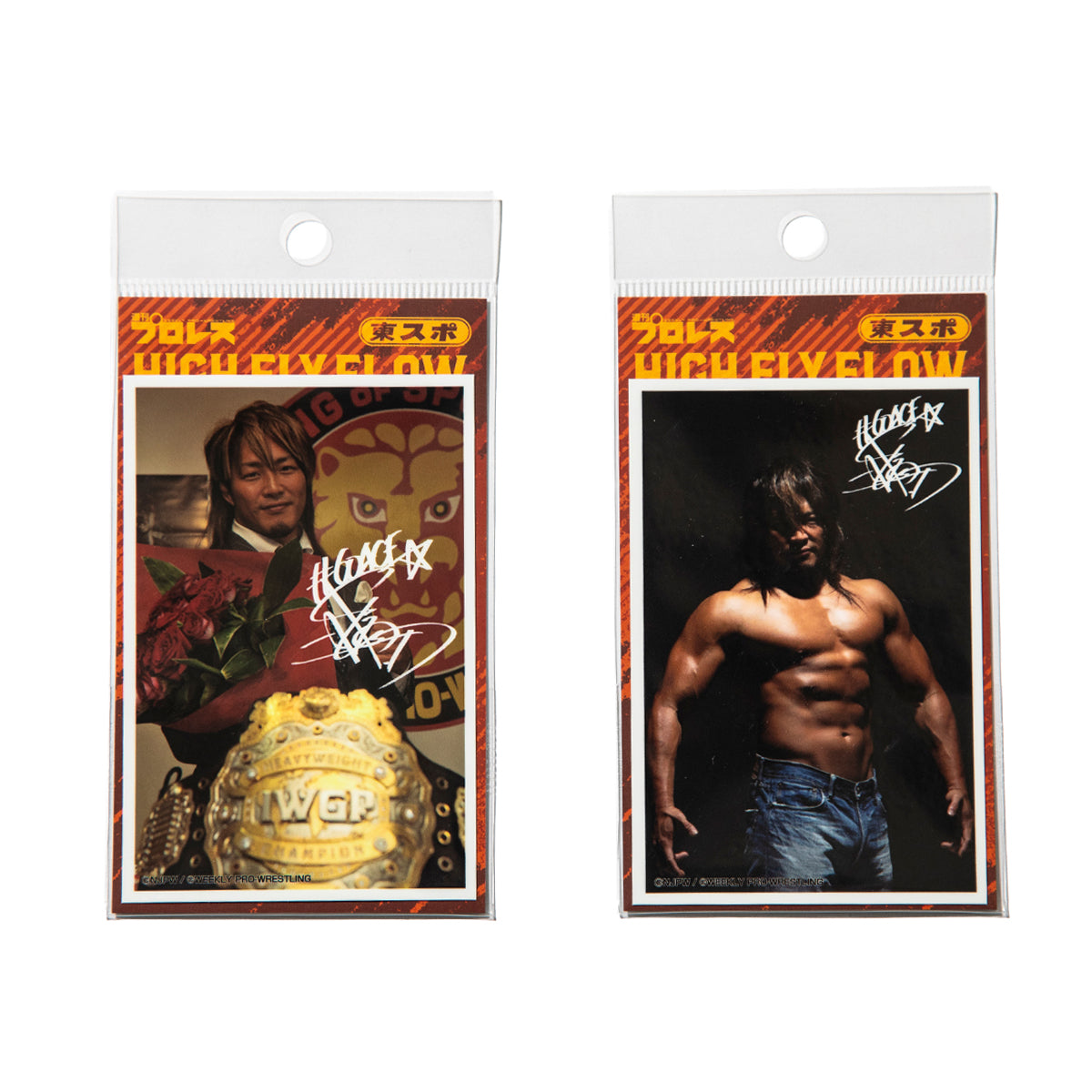 HIROSHI TANAHASHI 棚橋弘至×週プロ ステッカーセット 棚橋弘至 棚橋弘至×週プロ ステッカーセット T-S-S-SET【メンズ ステッカー コラボ 受注生産 26SS】