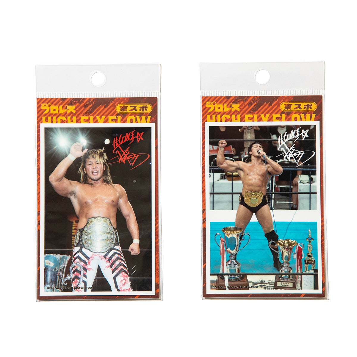 HIROSHI TANAHASHI 棚橋弘至×東スポ ステッカーセット 棚橋弘至 棚橋弘至×東スポ ステッカーセット T-T-S-SET【メンズ ステッカー コラボ 受注生産 26SS】