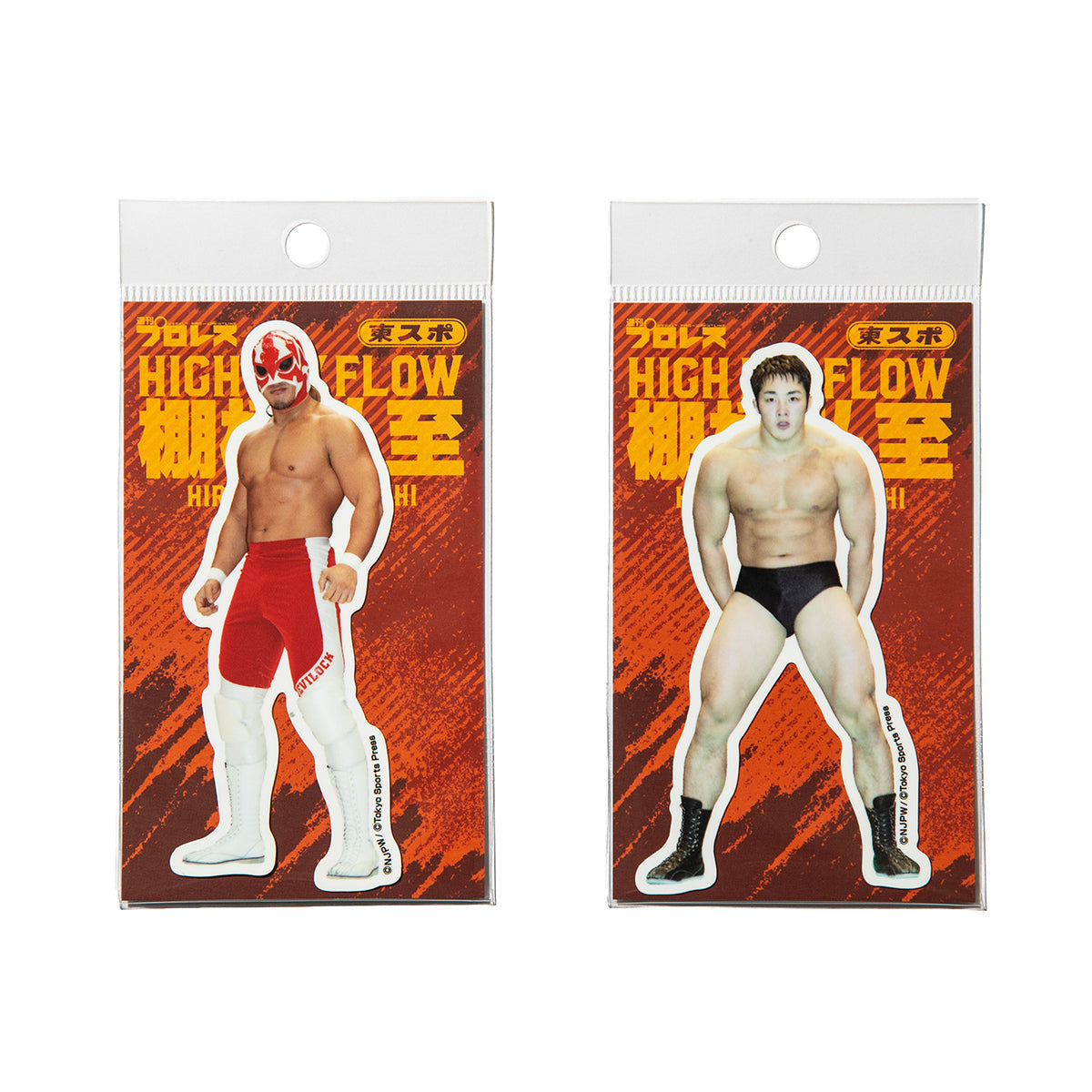 HIROSHI TANAHASHI 棚橋弘至×東スポ ステッカーセット T-T-S-SET