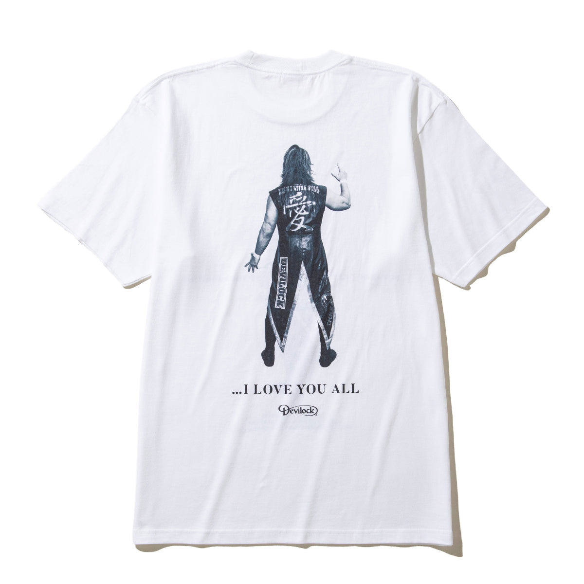 HIROSHI TANAHASHI DEVILOCK 棚橋弘至 T-SHIRT 棚橋弘至 デビロック 棚橋弘至 Tシャツ DVLCKTH01【メンズ Tシャツ 半袖 コラボ 受注生産 26SS】