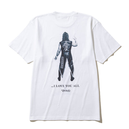 HIROSHI TANAHASHI DEVILOCK 棚橋弘至 T-SHIRT 棚橋弘至 デビロック 棚橋弘至 Tシャツ DVLCKTH01【メンズ Tシャツ 半袖 コラボ 受注生産 26SS】