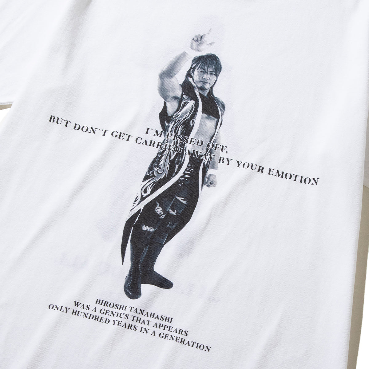 HIROSHI TANAHASHI DEVILOCK 棚橋弘至 T-SHIRT 棚橋弘至 デビロック 棚橋弘至 Tシャツ DVLCKTH01【メンズ Tシャツ 半袖 コラボ 受注生産 26SS】