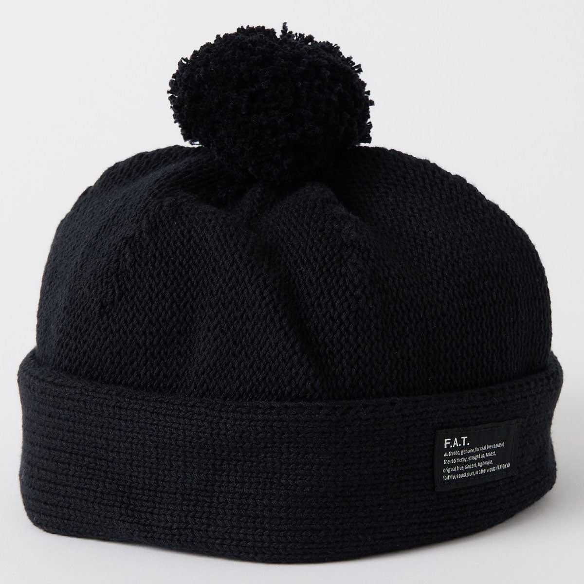 FAT FOBBLE エフエイティー フォブル F32610-CP02【メンズ ニットキャップ コットンニット 手編み 厚手 防寒 カジュアル 26SS】