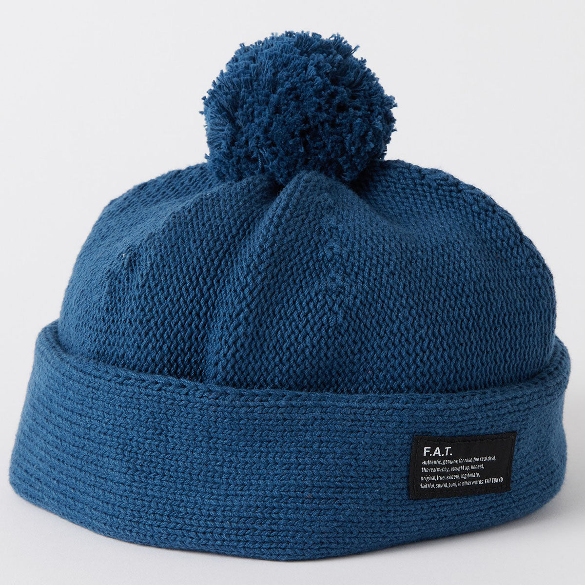 FAT FOBBLE エフエイティー フォブル F32610-CP02【メンズ ニットキャップ コットンニット 手編み 厚手 防寒 カジュアル 26SS】