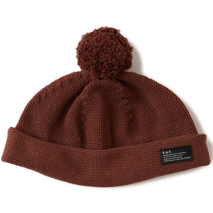 FAT FOBBLE エフエイティー フォブル F32610-CP02【メンズ ニットキャップ コットンニット 手編み 厚手 防寒 カジュアル 26SS】