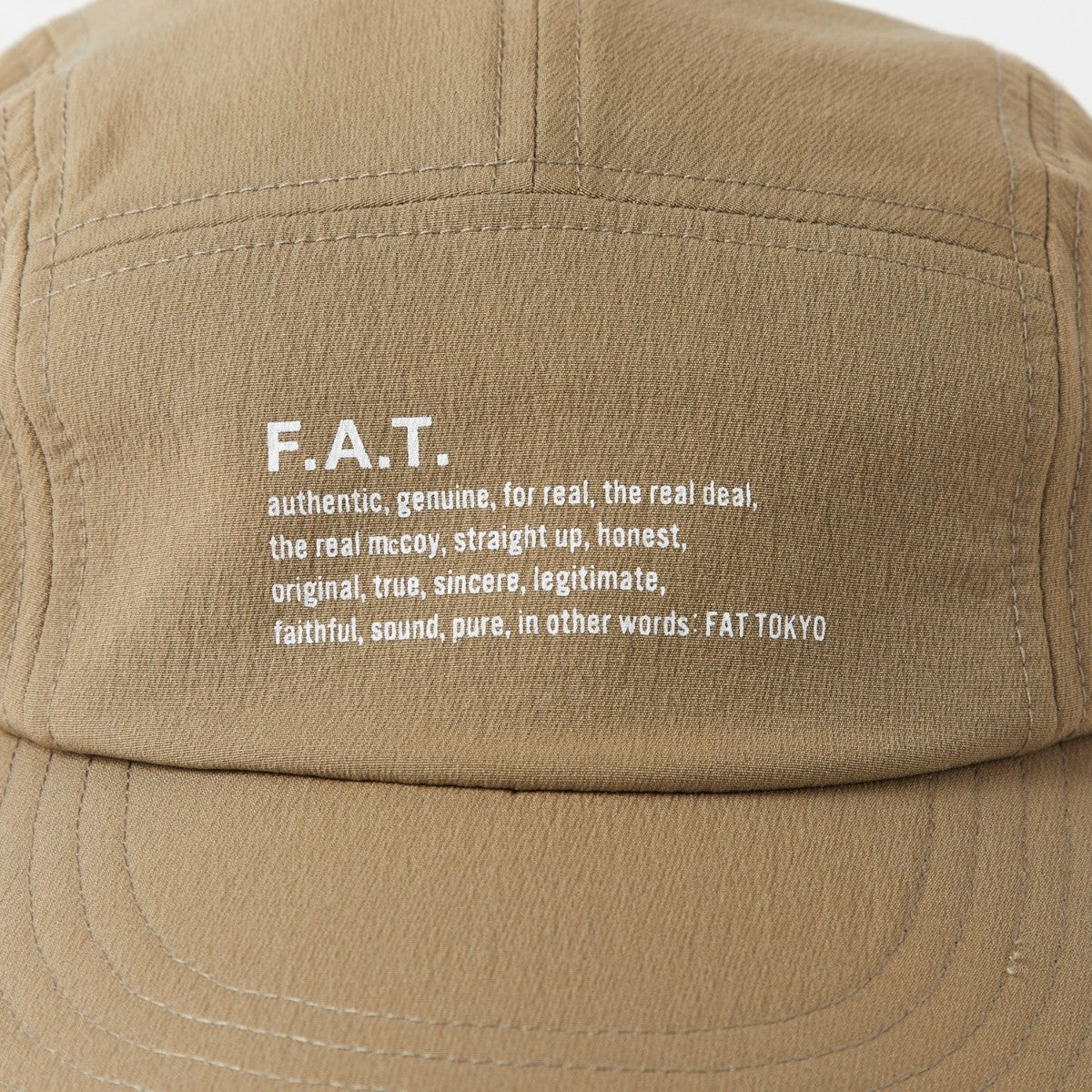 FAT LEMOS エフエイティー レモス F32610-CP05【メンズ キャップ ナイロン素材 ストレッチ素材 ベーシックデザイン 軽量 26SS】