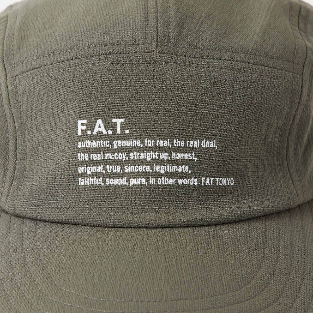 FAT LEMOS エフエイティー レモス F32610-CP05【メンズ キャップ ナイロン素材 ストレッチ素材 ベーシックデザイン 軽量 26SS】