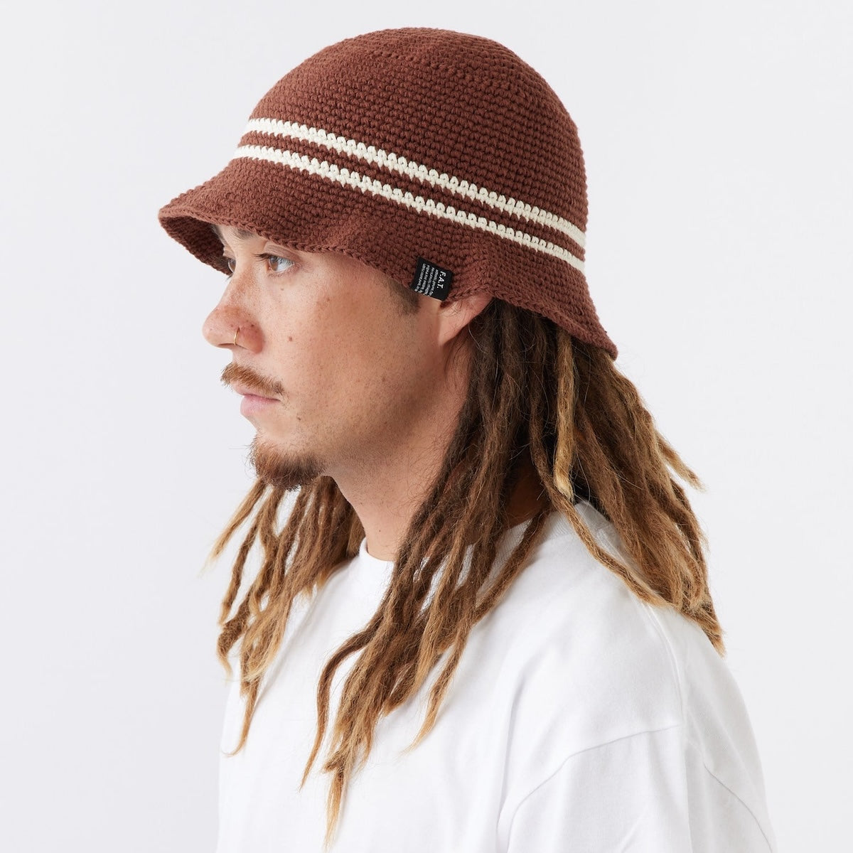 FAT WATSON エフエイティー ワトソン F32610-CP12【メンズ クロシェハット 綿素材 ハンドメイド 26SS】