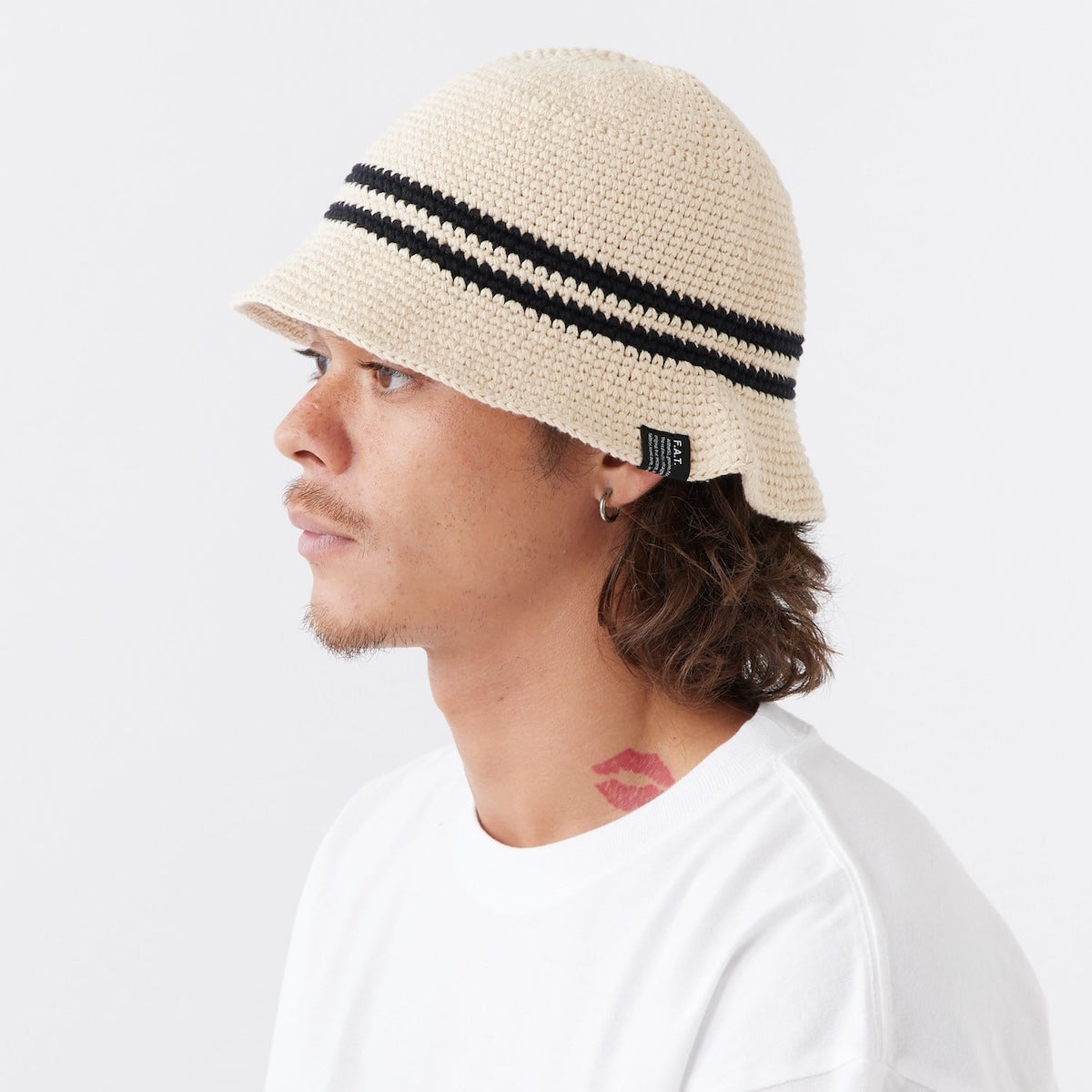 FAT WATSON エフエイティー ワトソン F32610-CP12【メンズ クロシェハット 綿素材 ハンドメイド 26SS】