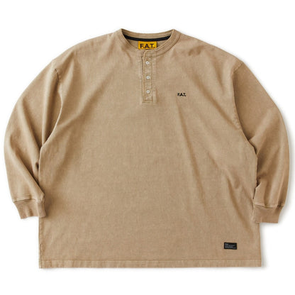 FAT FACIDENRY エフエイティー ファシデンリー F32610-CT06【メンズ ヘンリーネックカットソー ビッグシルエット トップス 26SS】