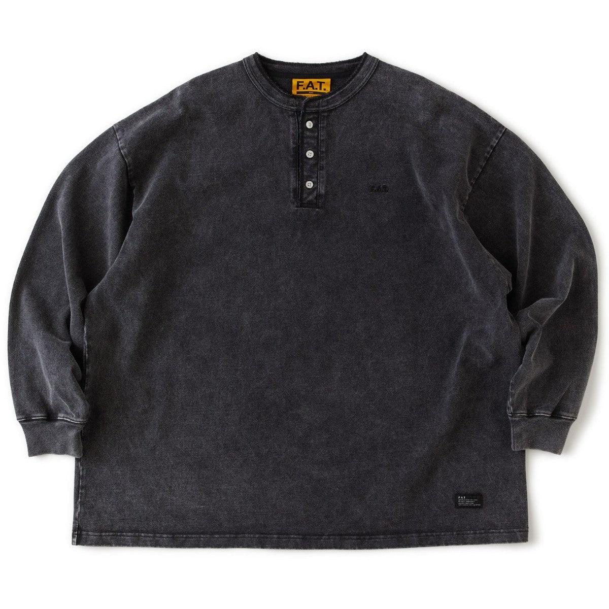 FAT FACIDENRY エフエイティー ファシデンリー F32610-CT06【メンズ ヘンリーネックカットソー ビッグシルエット トップス 26SS】