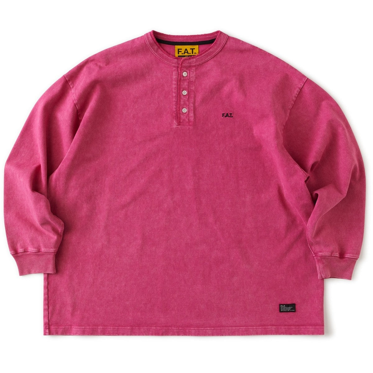 FAT FACIDENRY エフエイティー ファシデンリー F32610-CT06【メンズ ヘンリーネックカットソー ビッグシルエット トップス 26SS】