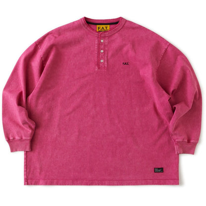FAT FACIDENRY エフエイティー ファシデンリー F32610-CT06【メンズ ヘンリーネックカットソー ビッグシルエット トップス 26SS】