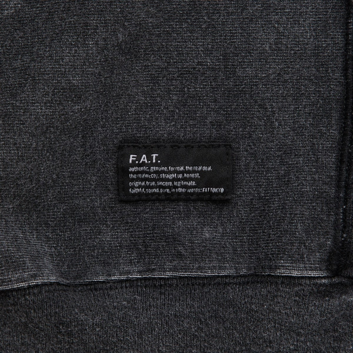 FAT FACIDUP エフエイティー ファシダップ F32610-CT07【メンズ ハーフジップカットソー ビッグシルエット 26SS】