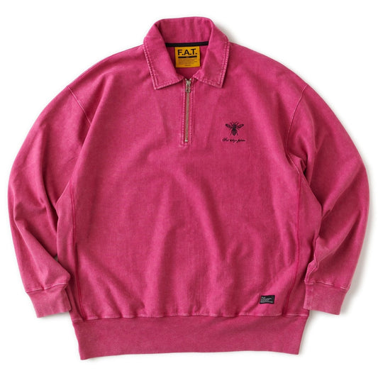 FAT FACIDUP エフエイティー ファシダップ F32610-CT07【メンズ ハーフジップカットソー ビッグシルエット 26SS】