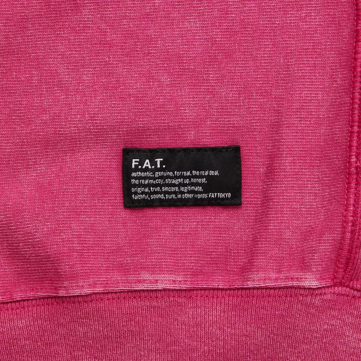 FAT FACIDUP エフエイティー ファシダップ F32610-CT07【メンズ ハーフジップカットソー ビッグシルエット 26SS】