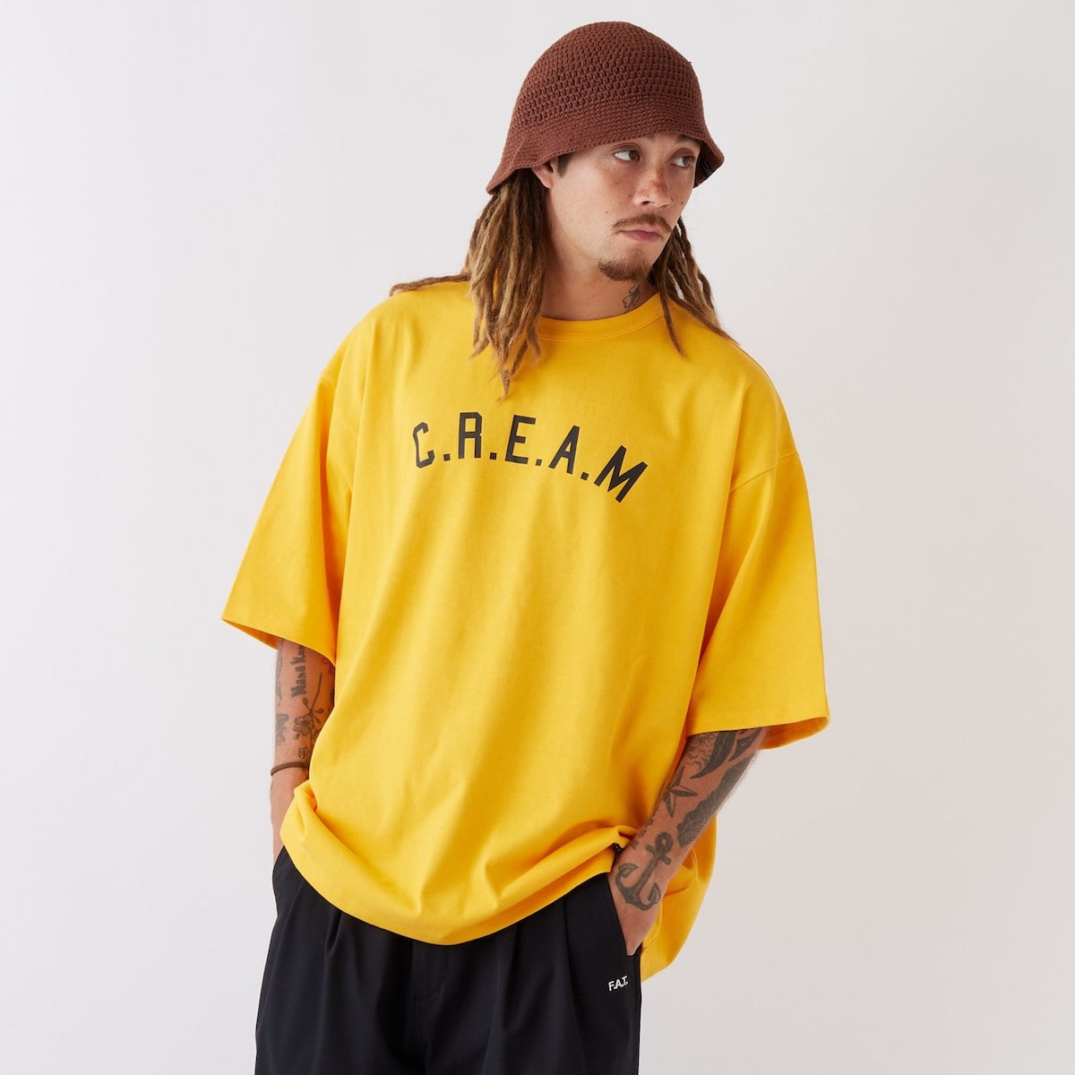 FAT CREAM エフエイティー クリーム F32610-CT13【メンズ 綿素材 半袖 13oz生地 26SS】