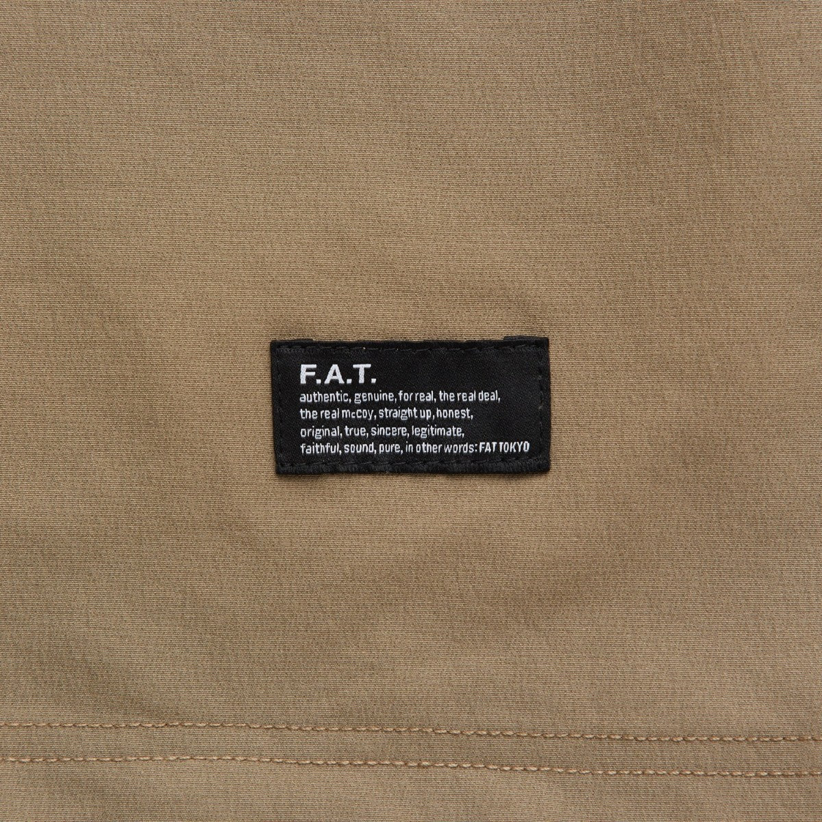 FAT GRANFLEX エフエイティー グランフレックス F32610-CT16【メンズ カットソー ビッグシルエット ナイロン素材 ストレッチトップス 速乾性 ドローコード 26SS】