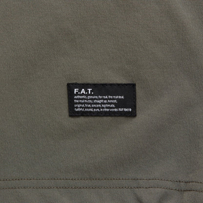 FAT GRANFLEX エフエイティー グランフレックス F32610-CT16【メンズ カットソー ビッグシルエット ナイロン素材 ストレッチトップス 速乾性 ドローコード 26SS】