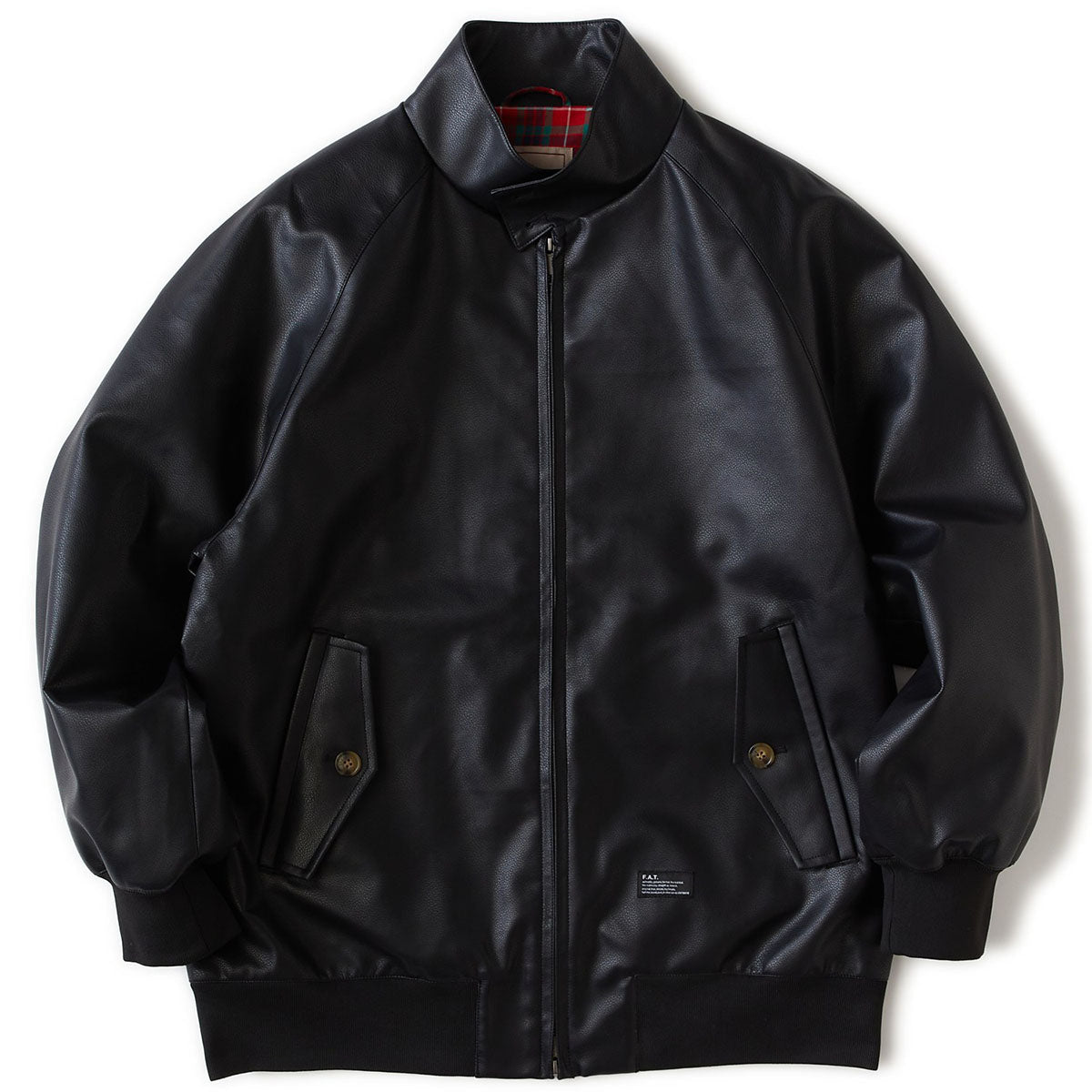FAT FARACUTA エフエイティー ファラクータ F32610-JK01【メンズ リブブルゾン レザーブルゾン ジップジャケット ショート丈 アウター 秋冬 26SS】