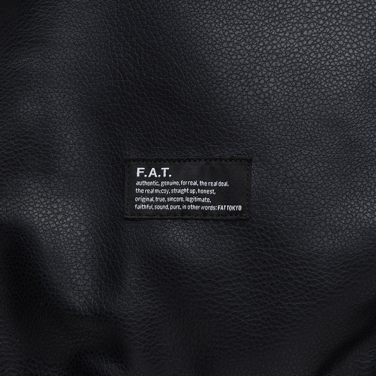 FAT FARACUTA エフエイティー ファラクータ F32610-JK01【メンズ リブブルゾン レザーブルゾン ジップジャケット ショート丈 アウター 秋冬 26SS】