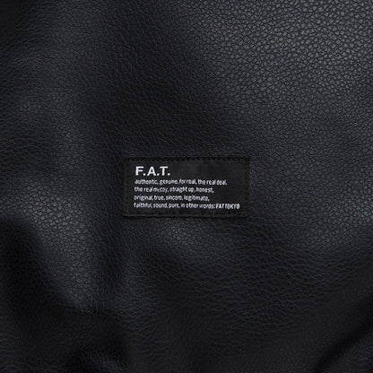 FAT FARACUTA エフエイティー ファラクータ F32610-JK01【メンズ リブブルゾン レザーブルゾン ジップジャケット ショート丈 アウター 秋冬 26SS】