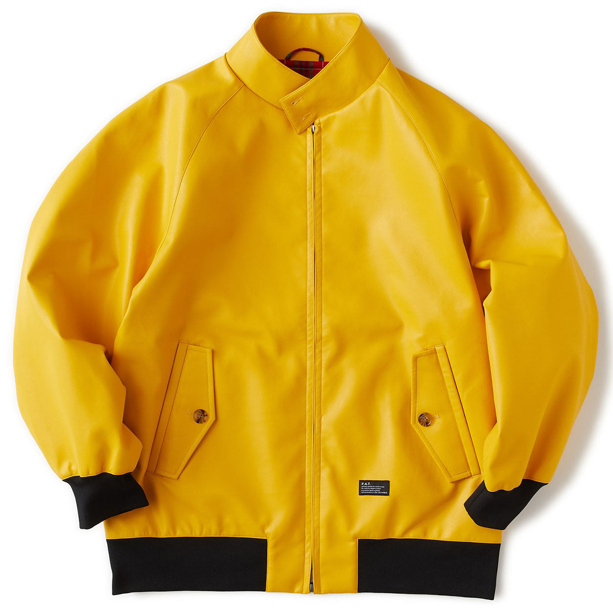 FAT FARACUTA エフエイティー ファラクータ F32610-JK01【メンズ リブブルゾン レザーブルゾン ジップジャケット ショート丈 アウター 秋冬 26SS】