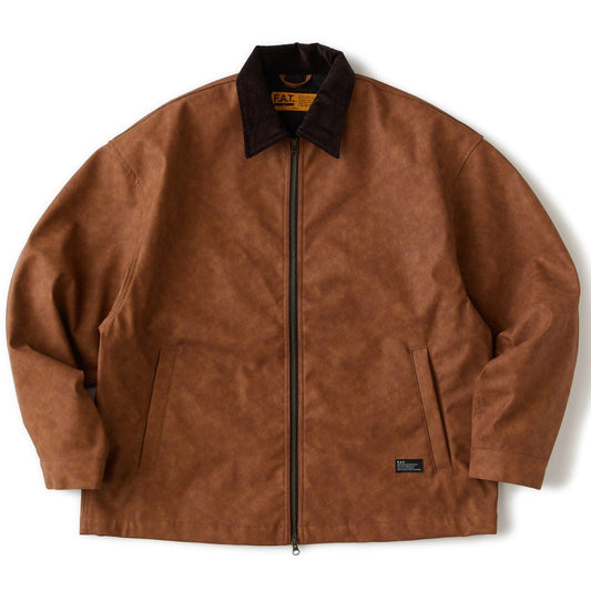 FAT DRIFT エフエイティー ドリフト F32610-JK06【メンズ ブルゾン ジップ コーデュロイ衿 リラックスシルエット ライトアウター 26SS】