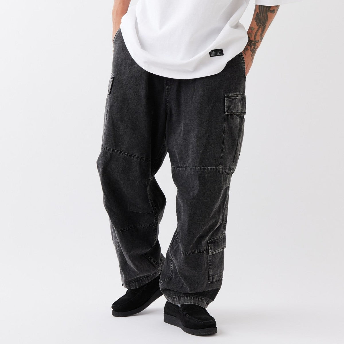 FAT F.D.U. CARGO エフエイティー F.D.U. カーゴ F32610-PN15【メンズ カーゴパンツ ワイドテーパード イージーパンツ ボトムス 26SS】