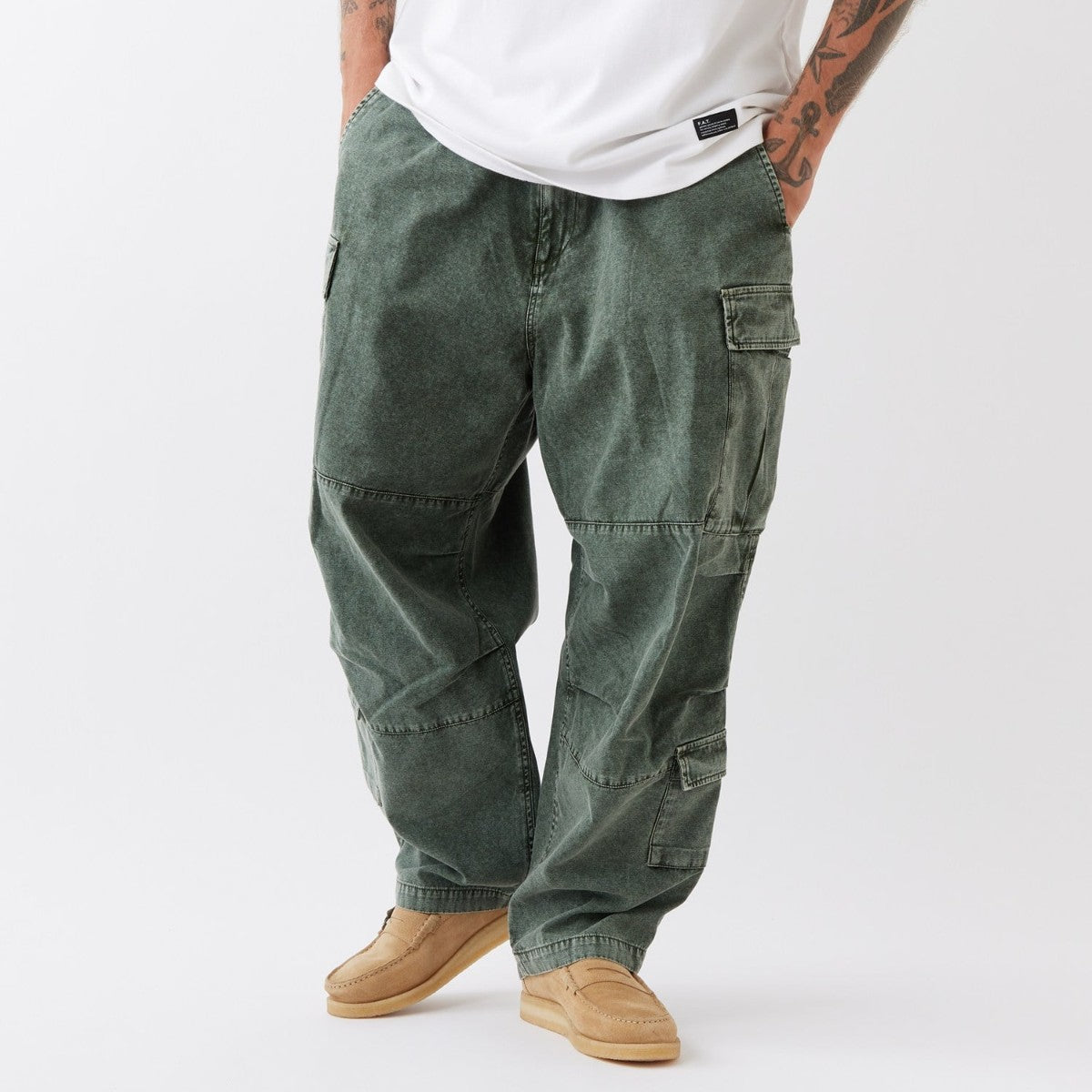 FAT F.D.U. CARGO エフエイティー F.D.U. カーゴ F32610-PN15【メンズ カーゴパンツ ワイドテーパード イージーパンツ ボトムス 26SS】